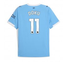 Manchester City Jeremy Doku #11 Koszulka Podstawowa 2025-26 Krótki Rękaw